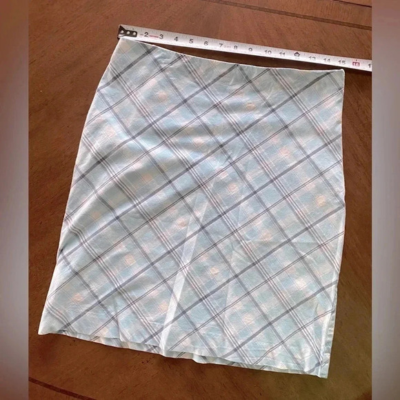 Brooks Brothers Stretch Cotton Classic‎ Preppy Sporty Skirt Blues Women’s 6 EUC - Picture 3 of 7